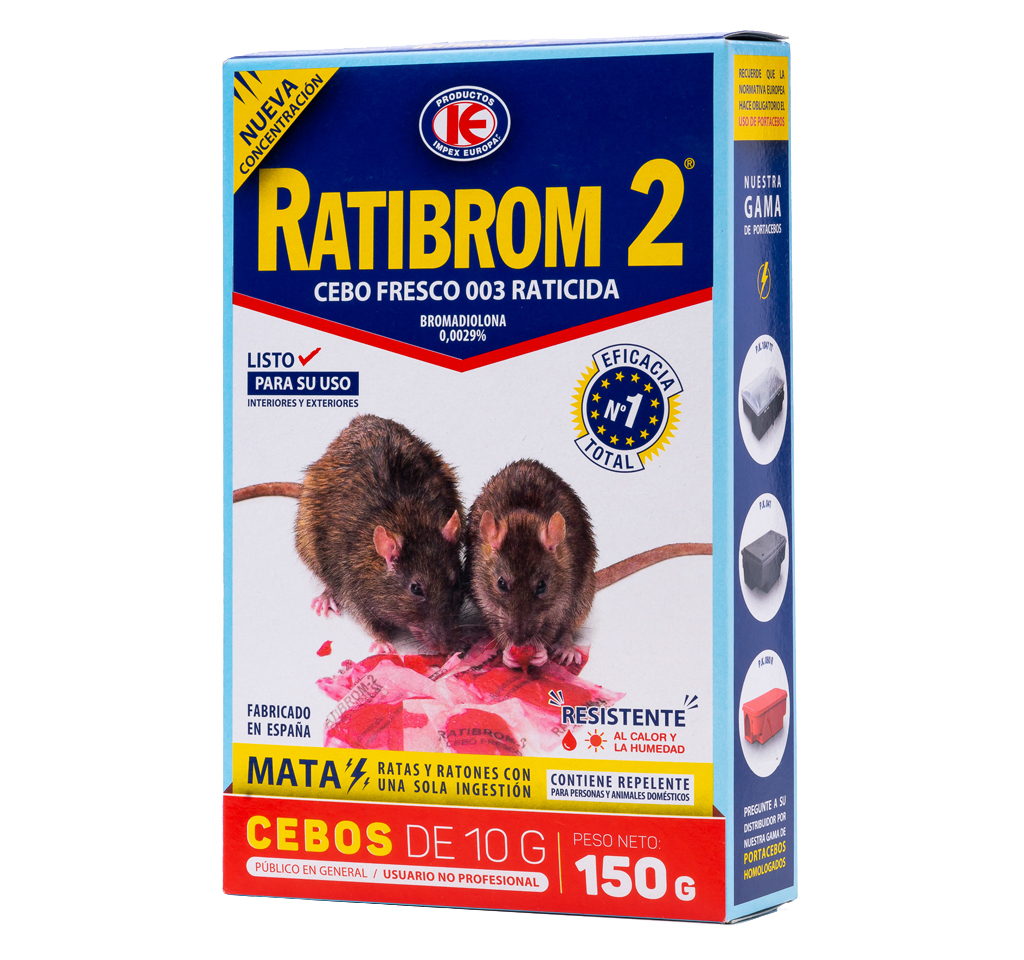 Impex Europa Ratibrom 2 Cebo Fresco raticida 1 kg